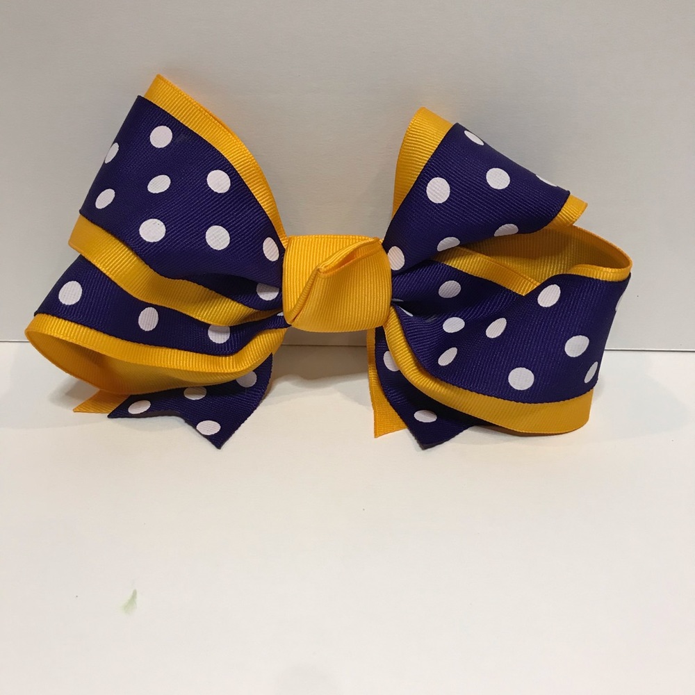 Girls large hair bow